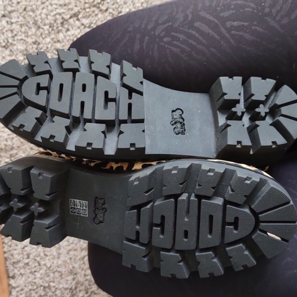 Coach Calf Hair combat boots - Picture 4 of 4